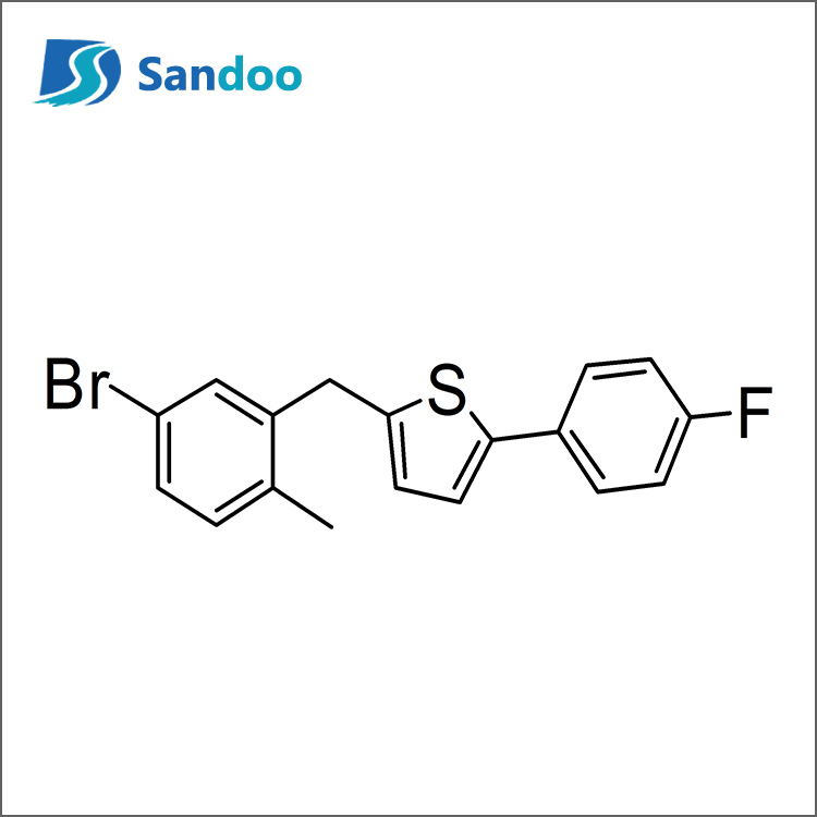 2-(5-bromo-2-metylobenzylo)-5-(4-fluorofenylo)tiofen