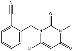 2-[(6-Chloro-3,4-dihydro-3-metylo-2,4-diokso-1(2h)-pirymidynylo)metylo]benzonitryl