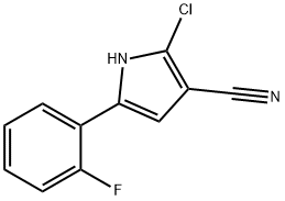 2-chloro-5-(2-fluorofenylo)-1H-pirolo-3-karbonitryl