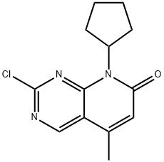 2-chloro-8-cyklopentylo-5-metylopirydo[2,3-d]pirymidyn-7(8H)-on