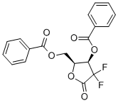 2-deoksy-2,2-difluoro-D-erytropentafurano-1-ulozy-3,5-dibenzoesan