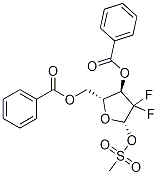 2-deoksy-2,2-difluoro-D-rybofuranozo-3,5-dibenzoesan-1-metanosulfonian