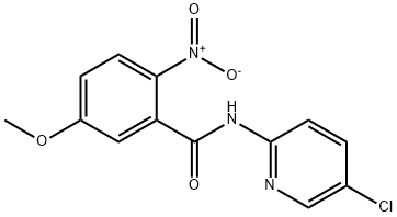 2-nitro-N-(5-chloropirydyn-2-ylo)-5-metoksybenzamid