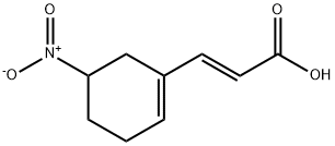 Kwas 2-propenowy, 3-(5-nitro-1-cykloheksen-1-ylo)-, (2E)