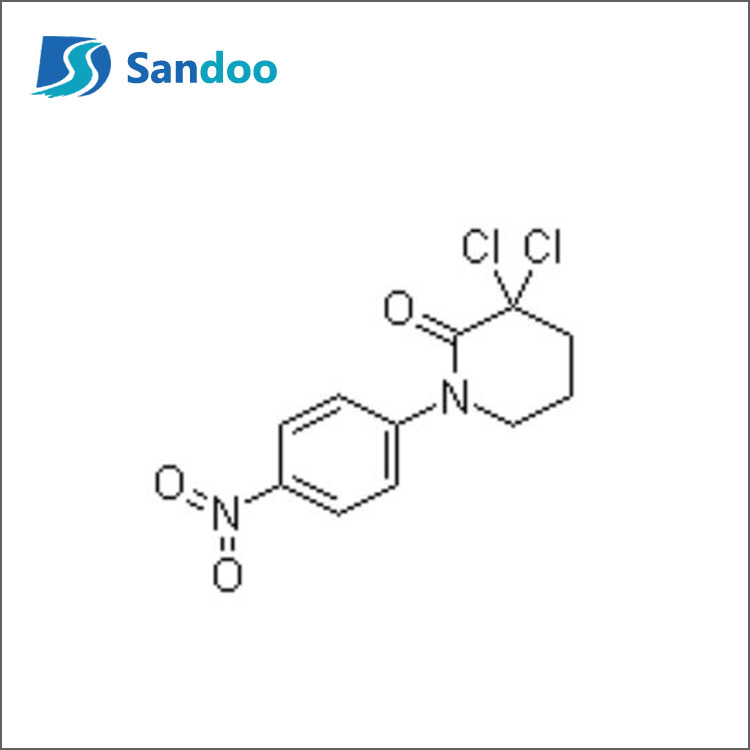 3,3-dichloro-1-(4-nitrofenylo)-2-piperydynon