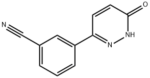 3-(6-okso-1,6-dihydro-3-pirydazynylo)benzonitryl
