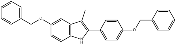 3-metylo-5-(fenylometoksy)-2-[4-(fenylometoksy)fenylo]-1H-indol
