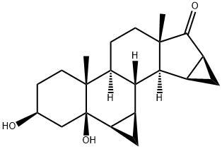 3b,5-Dihydroksy-6b,7b:15b,16b-dimetyleno-5b-androstan-17-on