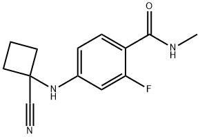 4-((1-cyjanocyklobutylo)amino)-2-fluoro-N-metylobenzamid