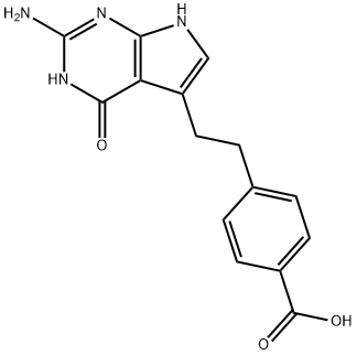 Kwas 4-[2-(2-amino-4,7-dihydro-4-okso-1H-pymol[2,3-d]pirymidyn-5-ylo)etylo]benzoesowy