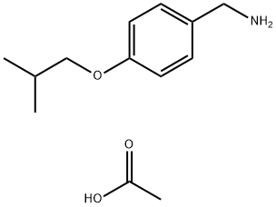 Octan 4-(2-metylopropoksy)benzenometanoaminy (1:1)