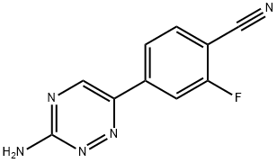 4-(3-AMINO-1,2,4-TRIAZIN-6-YL)-2-FLUORObenzonitryl