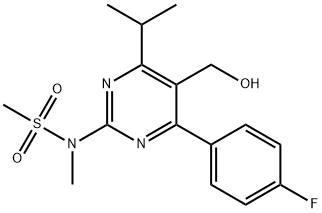 4-(4-Fluorofenylo)-6-izopropylo-2-[(N-metylo-n-metylosulfonylo)amino]pirymidyn-5-ylo-metanol