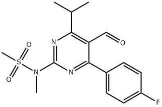 4-(4-Fluorofenylo)-6-izopropylo-2-[(N-metylo-N-metylosulfonylo)amino]pirymidynylo-5-ylo-formyl