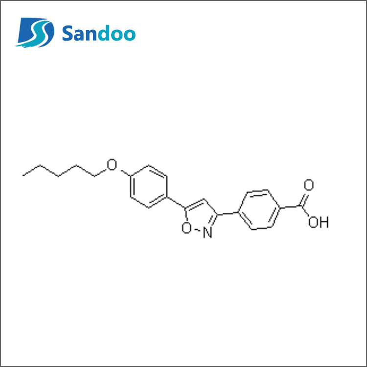Kwas 4-[5-(4-pentyloksyfenylo)izoksazol-3-ilo]benzoesowy