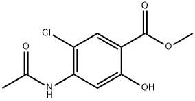 Ester metylowy kwasu 4-acetyloamino-5-chloro-2-hydroksybenzoesowego
