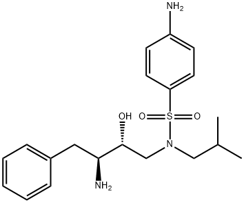 4-AMINO-N-[(2R,3S)-3-AMINO-2-HYDROKSY-4-FENYLOBUTYL]-N-izobutylobenzeno-1-SULFONAMID