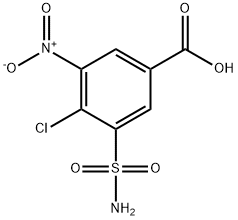 Kwas 4-chloro-3-nitro-5-sulfamoilobenzoesowy