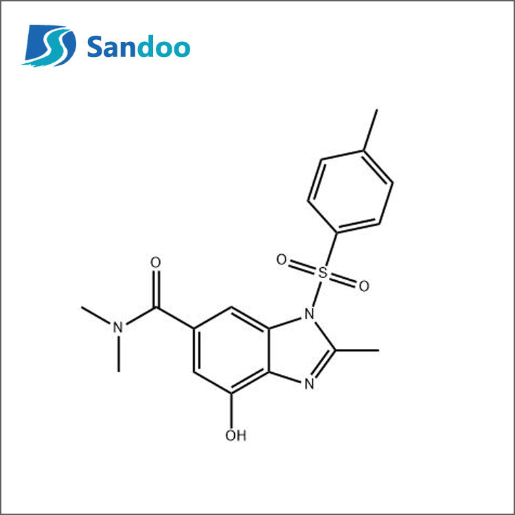 4-Hydroksy-N,N,2-trimetylo-1-tosylo-1H-benzo[d]imidazolo-6-karboksyamid