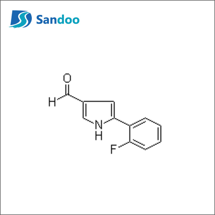 5-(2-Fluorofenylo)-1H-pirolo-3-karboksyaldehyd