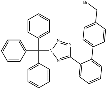 5-[4'-(Bromometylo)-[1,1'-bifenylo]-2-ylo]-2-(trifenylometylo)-2H-tetrazol