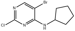 5-broMo-2-chloro-N-cyklopentylopirymidyn-4-amina