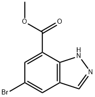 ester metylowy kwasu 5-BROMO-7-INDAZOLECARBOXYLOWEGO