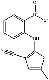 5-metylo-2-[(2-nitrofenylo)amino]tiofeno-3-karbonitryl