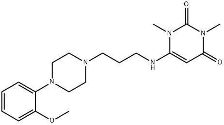 6-[[3-[4-(2-metoksyfenylo)-1-piperazynylo]propylo]amino]-1,3-dimetylouracyl