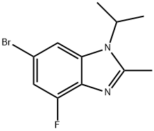 6-Bromo-4-fluoro-1-izopropylo-2-metylo-1H-benzo[d]imidazol