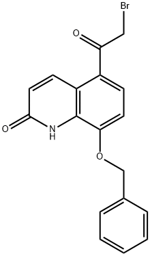 8-Benzyloksy-5-(2-bromoacetylo)-2-hydroksychinolina