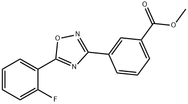 Kwas benzoesowy, 3-[5-(2-fluorofenylo)-1,2,4-oksadiazol-3-ilo]-, ester metylowy
