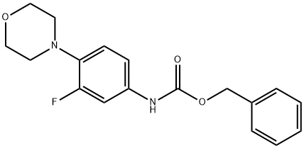 ester benzylowy kwasu 3-fluoro-4-morfolin-4-ylofenylo)karbaminowego