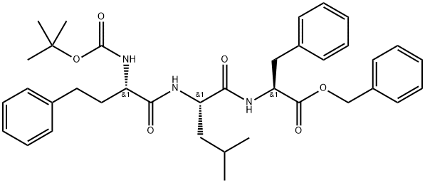 benzylo ((S)-2-((tert-butoksykarbonylo)aMino)-4-fenylobutanoilo)-L-leucylo-L-fenyloalaninian