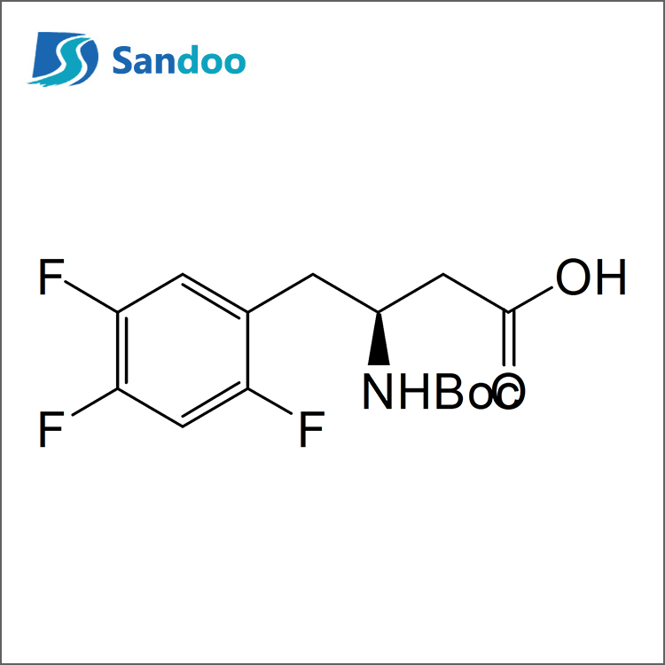 Kwas Boc-(R)-3-amino-4-(2,4,5-trifluorofenylo)butanowy