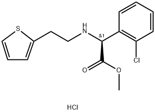 Chlorowodorek octanu D-(+)-metylo-alfa-(2-tienyloetamino)(2-chlorofenylo)