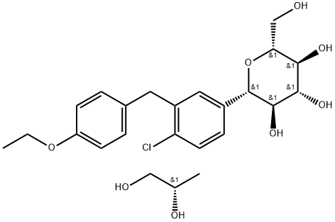 Jednowodny propanodiol dapagliflozyny