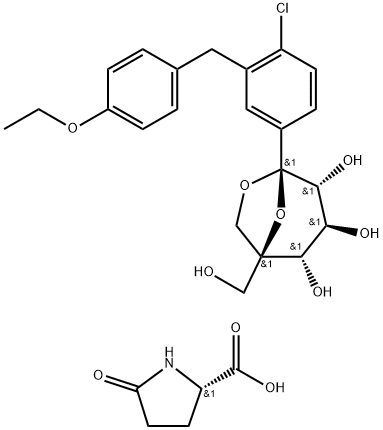 Ertugliflozyna Kwas L-piroglutaminowy