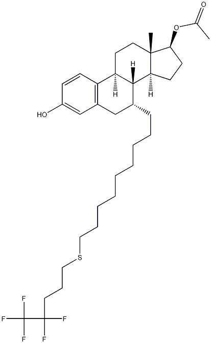 Estra-1,3,5(10)-trieno-3,17-diol,7-[9-[(4,4,5,5,5-pentafluoropentylo)tio]nonylo]-,17-octan,(7a ,17b)-