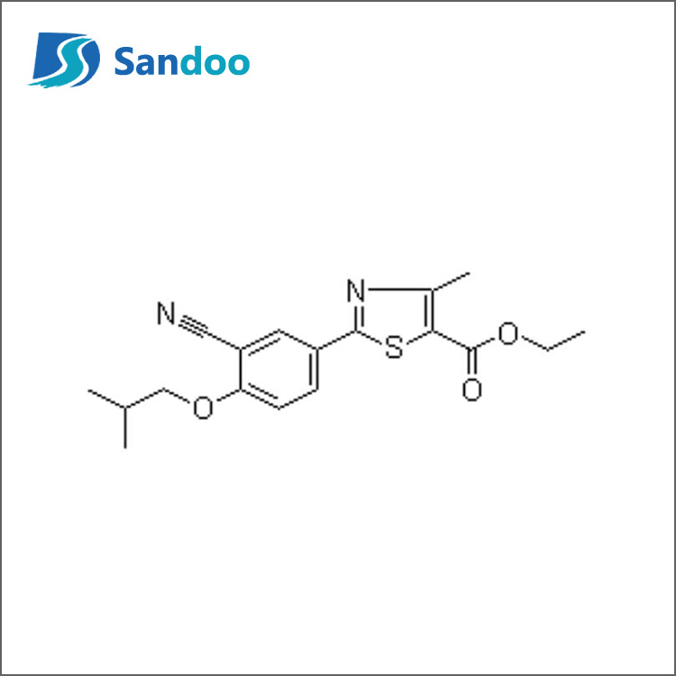 2-(3-cyjano-4-izobutoksyfenylo)-4-metylo-5-tiazolokarboksylan etylu