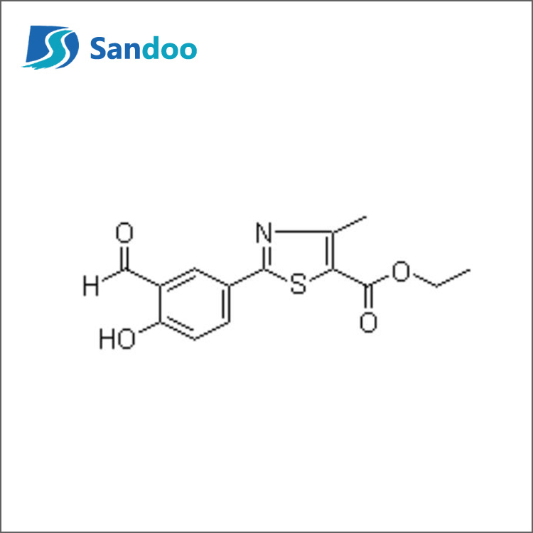 2-(3-formylo-4-hydroksyfenylo)-4-metylotiazolo-5-karboksylan etylu