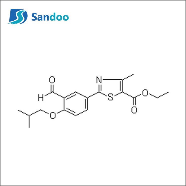 2-(3-formylo-4-izobutoksyfenylo)-4-metylotiazolo-5-karboksylan etylu
