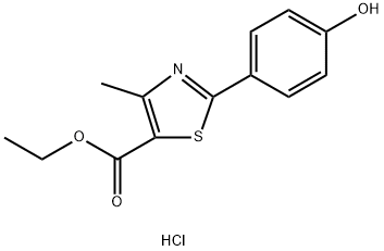 Chlorowodorek 2-(4-hydroksyfenylo)-4-metylotiazolo-5-karboksylanu etylu