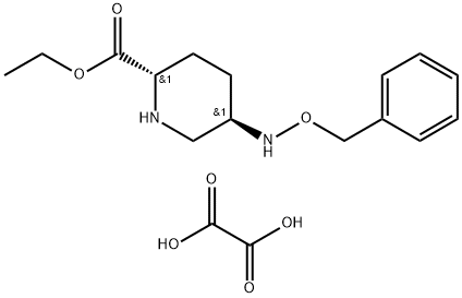 Szczawian (2s,5r)-5-((benzyloksy)amino)piperydyno-2-karboksylanu etylu