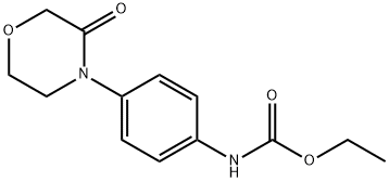 4-(3-oksomorfolino)fenylokarbamian etylu