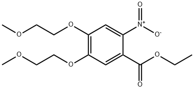 4,5-bis(2-metoksyetoksy)-2-nitrobenzoesan etylu