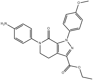 6-(4-aminofenylo)-1-(4-metoksyfenylo)-7-okso-4,5,6,7-tetrahydro-1H-pirazolo[3,4-c]pirydyno-3-karboksylan etylu