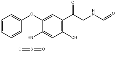 Metanosulfonamid, N-[4-[2-(forMylaMino)acetylo]-5-hydroksy-2-fenoksyfenylo]-