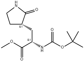 (S)-2-(Boc-amino)-3-[(S)-2-okso-3-pirolidynylo]propanian metylu