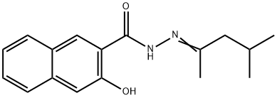 N'-(1,3-dimetylobutylideno)-3-hydroksy-2-naftohydrazyd